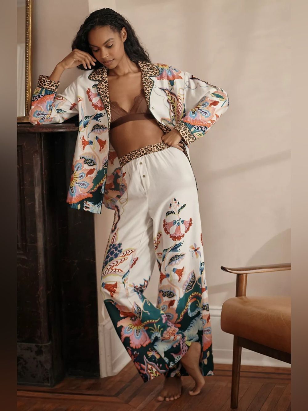 Nee Anthropologie Celandine x Sarah Gordon Linen Blend Wide-Leg Pants Size 2Xs